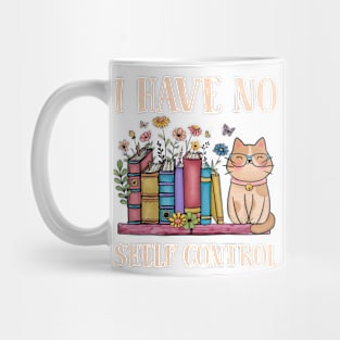 I Have No Shelf Control Bookworm Gift For Women Mug